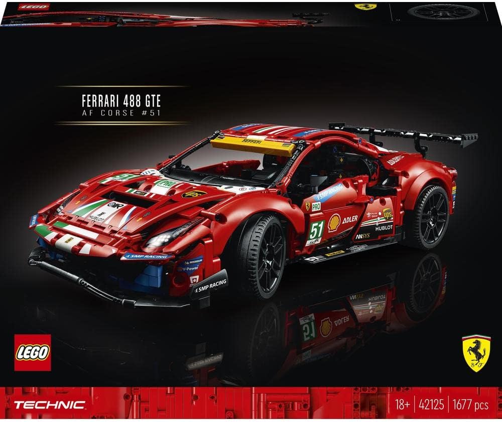 LEGOE Technic Ferari 488 GTE “AF Corse #51” (Set 42125)