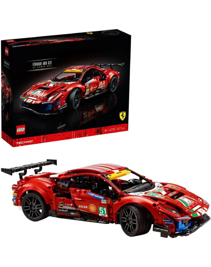 LEGOE Technic Ferari 488 GTE “AF Corse #51” (Set 42125)